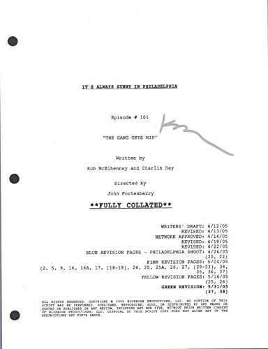 1 Kaitlin+Signed+Always+Philadelphia+Episode