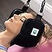 NyPot Premium Head Hammock - Portable Cervical Traction Device for Neck Pain Relief Massager for Back and Shoulder Pain Neck Support and Stretcher Relaxation Gift for Mom and Dad with Eye Mask (black)