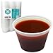 Fit Meal Prep 250 Pack 4 oz BPA Free Condiment Cups No Lids, Disposable Jello Shots Containers, Small Dipping Sauce Cups, Plastic Ramekins in Bulk, Stackable Souffle Cups for Sample, Portioning