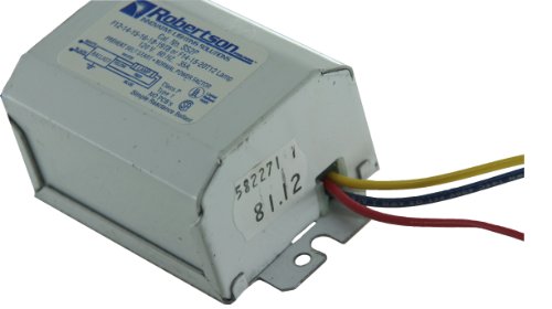 ROBERTSON 3P10084 SS2P AM Fluorescent mBallast for 1 F20T12, F15T12, F14T12 or F15T8, F14T8 Linear Lamp, Preheat Self Start, 120Vac, 60Hz, Normal Ballast Factor, NPF
