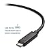 Certified Cable Matters Active 40Gbps Thunderbolt 3 Cable in Black 3.3 Feet Supporting 100W Charging (Not Compatible with USB-C Ports Without The Thunderbolt Logo)