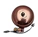 Crane Bike Bell, Polished Copper, Suzu Bicycle Bell, Made in Japan for City Bikes, Cruisers, Road Bikes or MTB, Fits Handlebar diameters 22.2 to 26.0mm