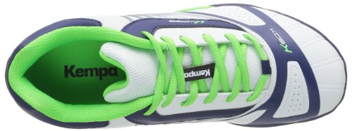 Kempa Men's Tornado Xl Handball Shoes 37-39 Eu (3.5 Herren Uk) White White (White/Marine/Fluo Green 02) - Thumbnail 7
