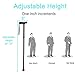 Saymeto Folding Cane, Lightweight Walking Cane for Men & Women & Ladies, Adjustable Walking Stick Mobility Aid, Comfortable Handles, Black (33-37