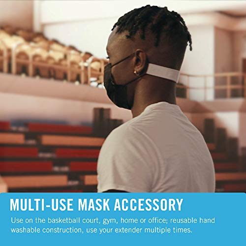 VELCRO Brand Face Mask Extender includes 4 Black Straps, 12” x 1