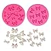 Awgusu Mini Bow Silicone Fondant Mold Bowknot Candy Chocolate Mold Cake Cupcake Decoration For Birthday Party