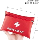 Luxiremi Medi Mini First Aid Kit 14 Kinds 74 Pieces Red Portable Medical Kit view 5