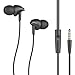 UiiSii C200 in ear Sports Headphone with Mic for Smartphones - Black