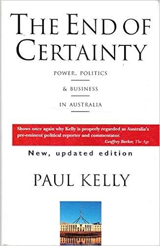 The End of Certainty: Power, Politics & Business in Australia ...
