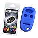 KeyGuardz Blue Rubber Keyless Entry Remote Key Fob Skin Cover Protector