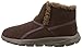 Skechers Women's Go Walk Move-Chugga Imprint Bootie,Chocolate,7.5 M US