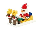 Nanoblock Santa and Reindeer Building set