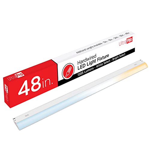 UltraPro 48 inch Hardwired Under Cabinet Lights, 3 Color Settings - 2700K/4000K…