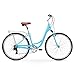sixthreezero Body Ease Women’s 7-Speed Comfort Bike with Rear Rack, 26″ Wheels/ 17″ Frame, Teal, 17″/One Size (Renewed)thumb 1
