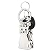 Mayitr 1pc Silver Cat Keychain Key Ring Cute