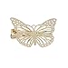 Sannysis Bling Golden Butterfly Hair Clip Headband Hair Accessories Headpiece