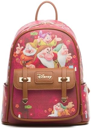 Loungefly Snow White Disney Backpack Princess Bird Forest HandBag Purse Bag Amazon.com: Loungefly - Disney - Snow White in The Forest  main image 3