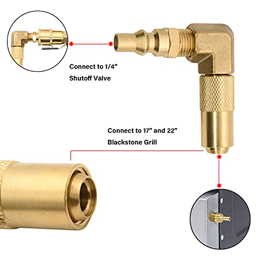 LEIMO 12FT Propane Quick Connect Hose, Propane Quick Connect Hose rv to