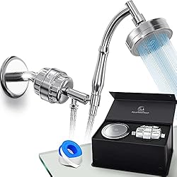 AquaHomeGroup Handheld Shower Head with Filter - 20