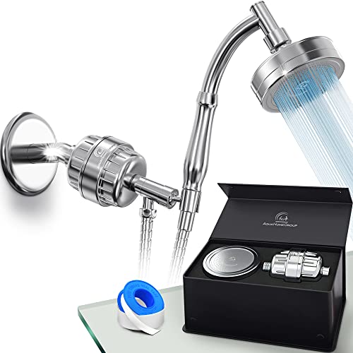 AquaHomeGroup Handheld Shower Head with Filter - 20