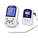 ThermoPro TP11S Digital Wireless Meat Thermometer for Grilling Smoker BBQ Grill Thermometer Kitchen Food Cooking Thermometer, 300FT Remote Range