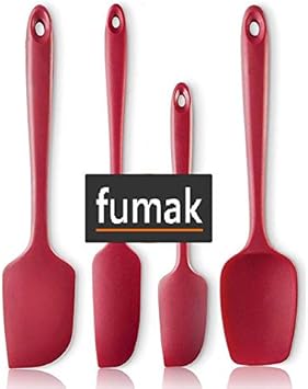 Amazon シリコン製スパチュラ シリコン製スパチュラセット 4種類の万能ツール 料理 ベーキング 混合用 一体型デザイン ノンスティック 耐熱 Fumak へら スパチュラ 通販