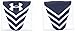 Under Armour Men's Undeniable Wristband, Midnight Navy (410)/White, One Size Fits All