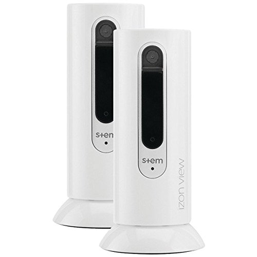 IZON WRM-WA4-00 Stem Double Wi-Fi Video Monitor Surveillance for iOS 5.0+ & Android 4.2+ (White)