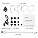 Tronfy iWork Mini 4.0 Wireless Bluetooth Earbud Headset with Mic for iPhone 7, 6, 6 Plus, 5, 5S, 5C, Android Smart Phone - Black
