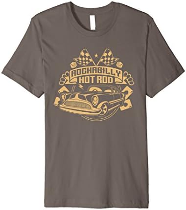 Mens Rockabilly Hotrod Vintage Car Shirt XL Asphalt