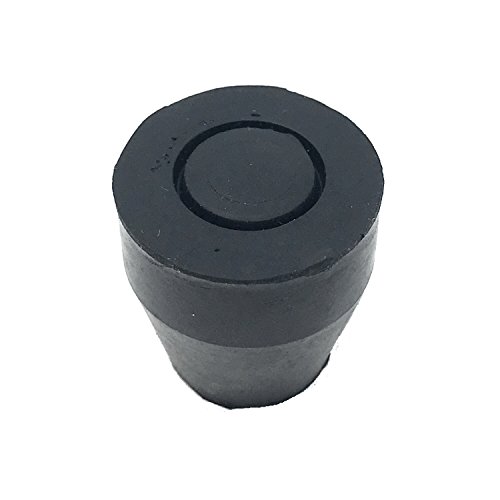 PCP Replacement Quad Cane Shaft with 4 Tips, Black, 5/8 inch - Thumbnail 3