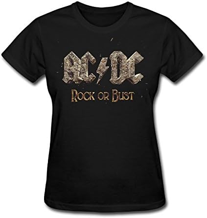 Ladies' ACDC Rock Or Bust Pullover Tshirt