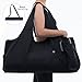 Uhawi Yoga Mat Bag Large Yoga Mat Tote Sling Carrier with 4 Pockets Fits All Size Mats With Multi-Functional Storage Pockets Light And Durable（With Yoga Mat Carrying Strap） (black)