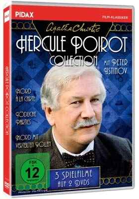 Agatha Christie: Hercule Poirot-Collection / Drei spannende Spielfilme mit Peter Ustinov (Mord à la Carte +Tödliche Parties +
