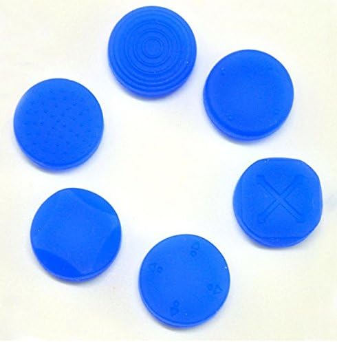 1 Set Analog Silicone Thumb Stick Grip Joystick Caps Cover for PSV 1000 2000 PS Vita Blue