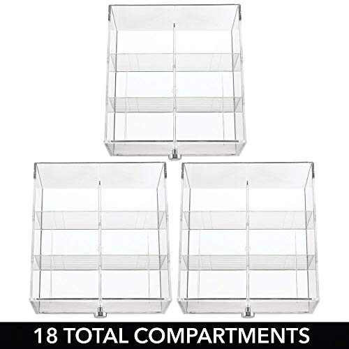 mDesign Plastic Kitchen Pantry, Countertop Organizer Storage