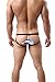 ONEFIT Mens Sexy Through Sheer Breathable Magic Striped Pouch Shorts Underwear