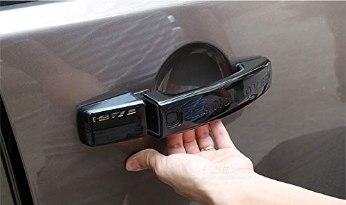 Autoparts Gloss Black Door Handle Cover Trim for Land Rover LR4 Discovery 4 2009-2016 / Range Rover Sport 2010-2013 with 4 Smart Keyhole