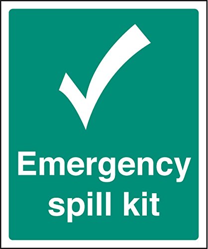 Caledonia Signs 86030H Sign, Emergency Spill Kit