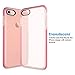 iPhone 8 Case, iPhone 7 Case, ULAK Clear Slim Fit Shock Absorption Flexible TPU Bumper + Scratch Resistant Protective Cases Cover for Apple iPhone 8 / 7 4.7 Inch, Pink