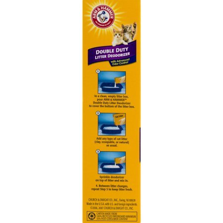 ARM & HAMMER CAT LITTER DEODORIZER POWDER, 30 OUNCE (PACK OF 2)