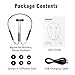 Mpow A4 Bluetooth Headphones 13-Hrs Playtime, Bluetooth Neckband Headphones aptX Stereo & CVC 6.0 Noise Cancelling Mic, Wireless Sports Earbuds Magnetic