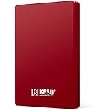 2.5" 320GB Portable External Hard Drive USB3.0 with Military-grade Shockproof, Anti-Pressure, Waterproof and Slim Enclosure for PC, Mac, Wii U, Xbox One, Xbox 360, PS4, PS4 Pro, PS4 Slim (Red)