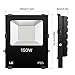 LE 150W Super Bright Outdoor LED Flood Lights, 400W HPS Bulb Equivalent, 13500lm, Daylight White, 6000K, Security Lights, Floodlight