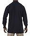 5.11 Tactical Professional Long Sleeve Polo Shirt, Cotton Pique Knit, Reinforced Seams, Dark Navy, Large, Style 42056