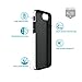 Speck Products CandyShell Cell Phone Case for iPhone 7 - White/Charcoal Grey