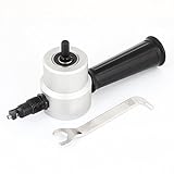 SODIAL(R)Gary Black Double Head Sheet Nibbler Metal Cutter Drill Attachment