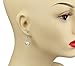 925 Sterling Silver Hand Wrapped Cultured Pearl Earrings Wedding Bridal Jewelry Bridesmaids Gifts, 8 Mm