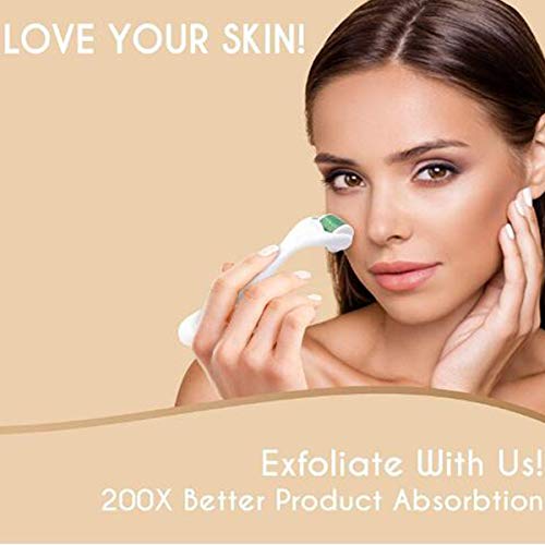 Premium Facial Derma Roller Kit 0.30mm Microneedle Roller