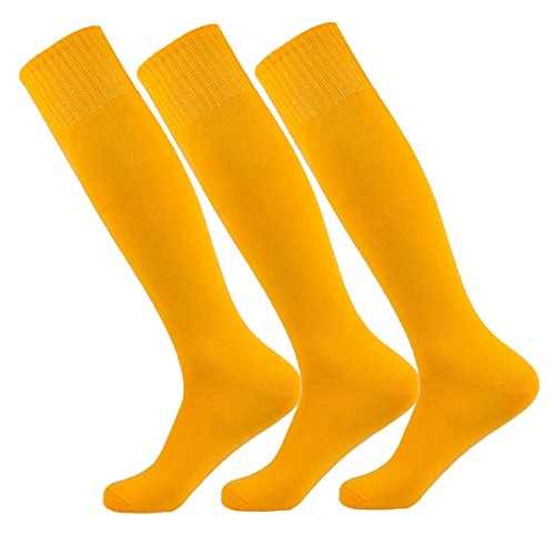 image for MOAIR Gold/Yellow Large Performance Moisture Wicking Tube Sock Basebal